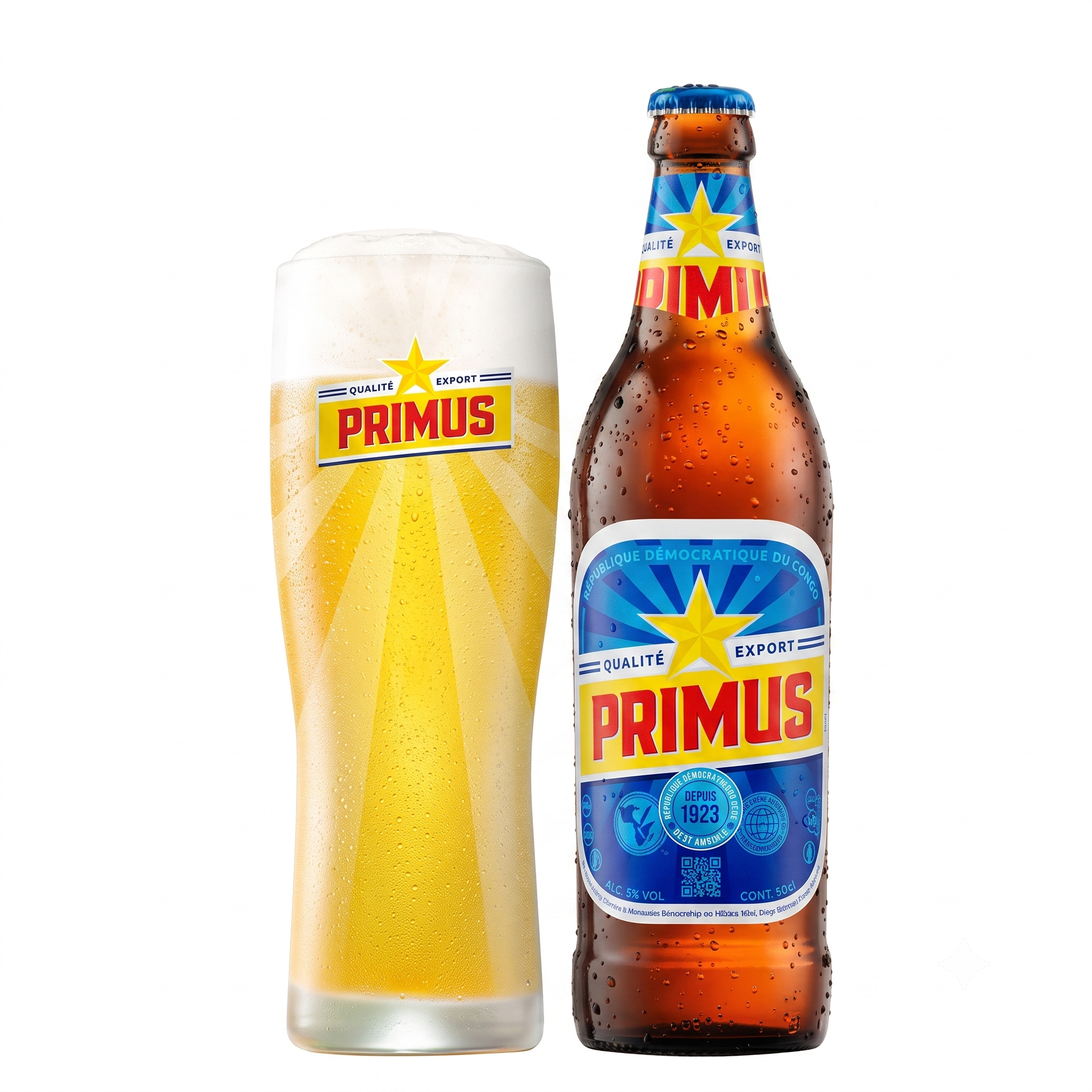 Beer primus  Congolese drink